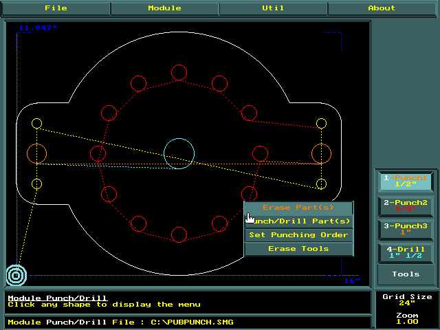 Drill, Punch, Cut on One Setup